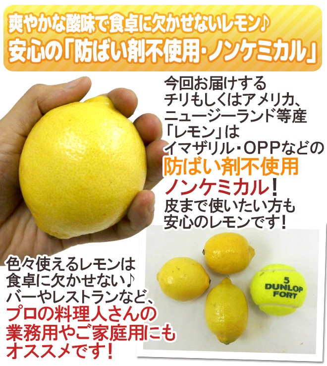 レモン　ノンケミレモン 5kg