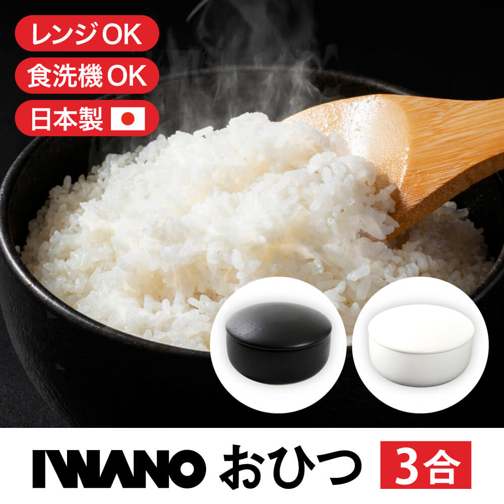 おひつ 陶器 2合 レンジ 電子レンジ レンジ対応 日本製 IWANO 萬古焼