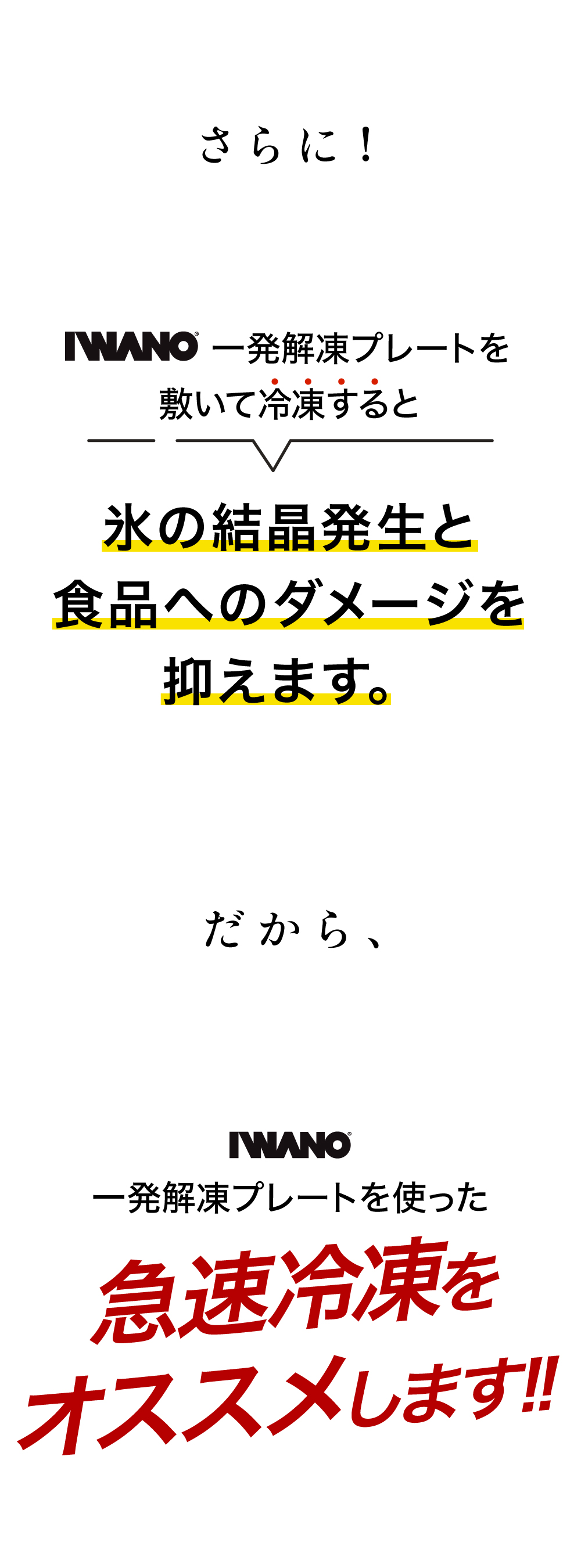 IWANO「一発解凍」プレート