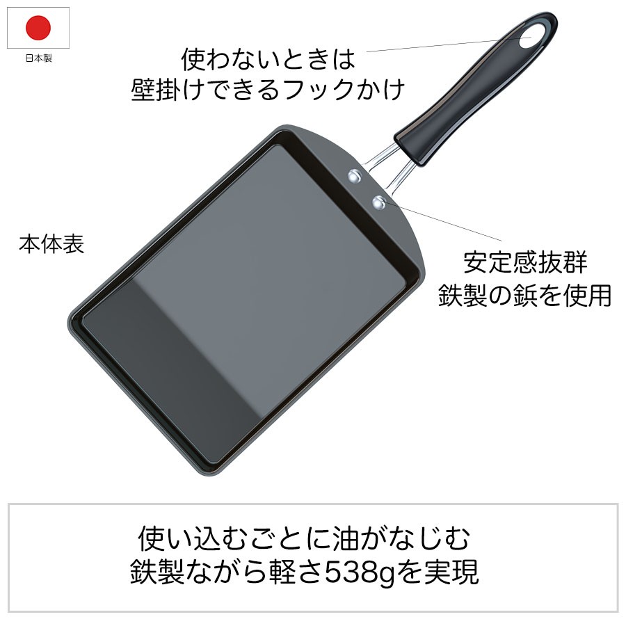 卵焼きフライパン