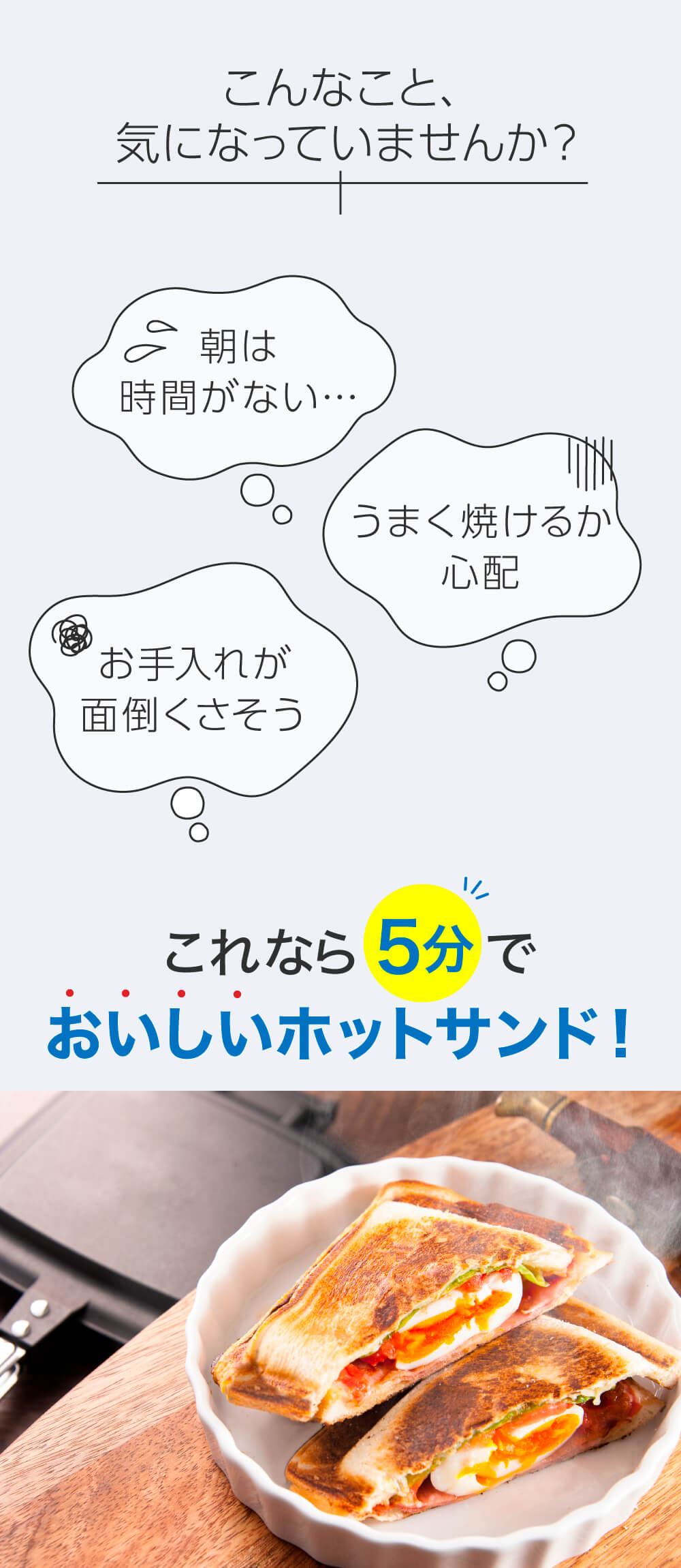 IWANO_FT_ホットサンドメーカー5分でおいしいホットサンド
