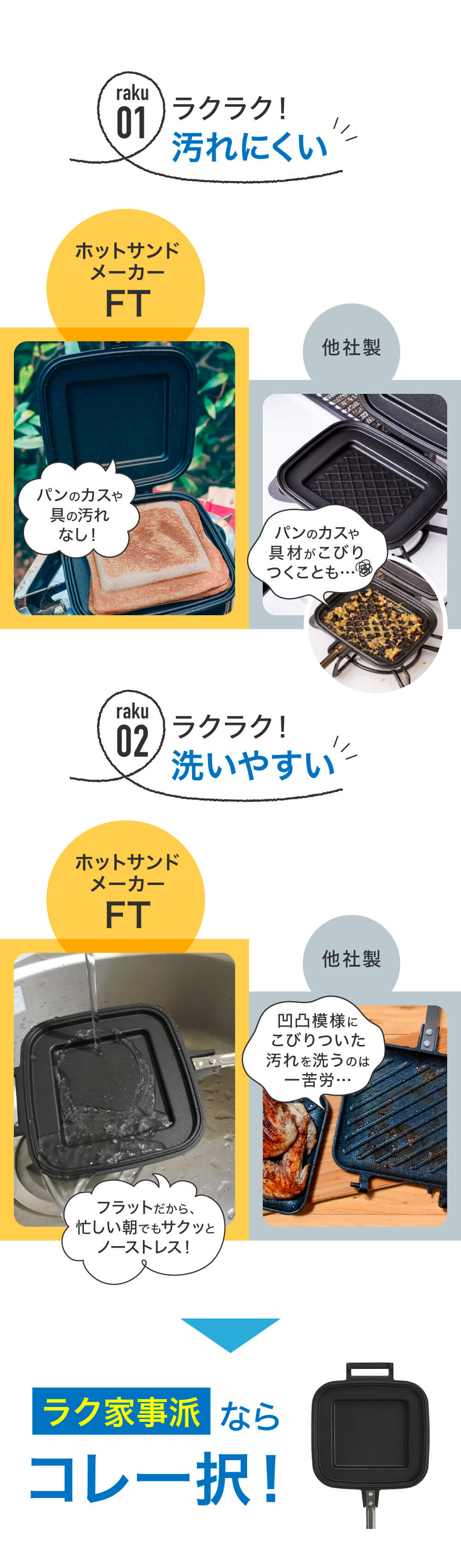 IWANO_FT_ホットサンドメーカーラク家事ならこれ一択