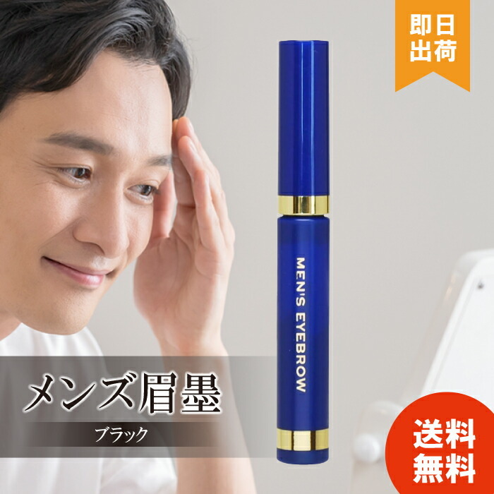 メンズ眉墨 ブラック アイブロウ 5g メンズコスメ 白髪隠し ブラック 眉毛 ビナ薬粧 | ビナ薬粧