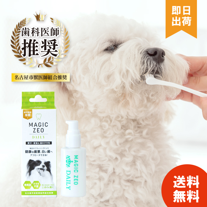 マジックゼオプロ マジックゼオデイリー 犬 猫 歯石取り 歯磨き