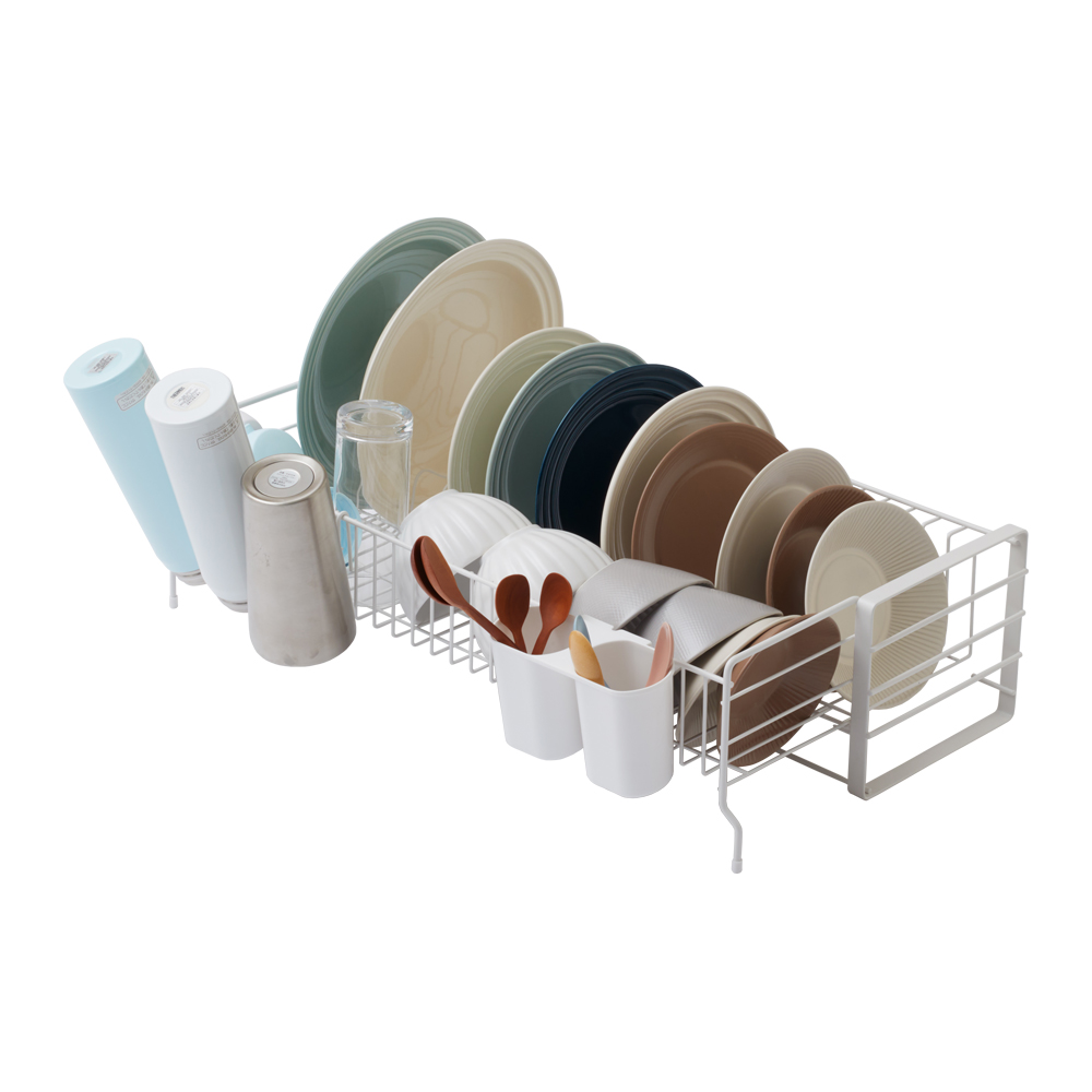 SAKuRAKu（サクラク） 水切りラック 伸縮 スライド式 シンク上 水切り