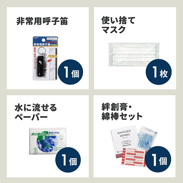 岸田産業 防災グッズ 防災セット 緊急防災 16点セット(1000A