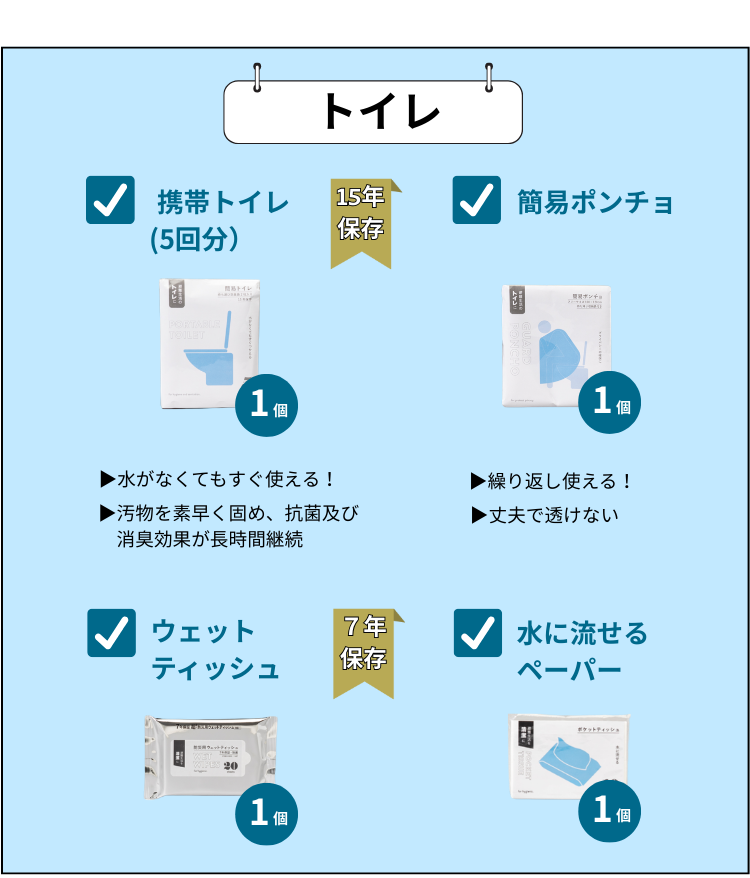 防災セット 1人用
