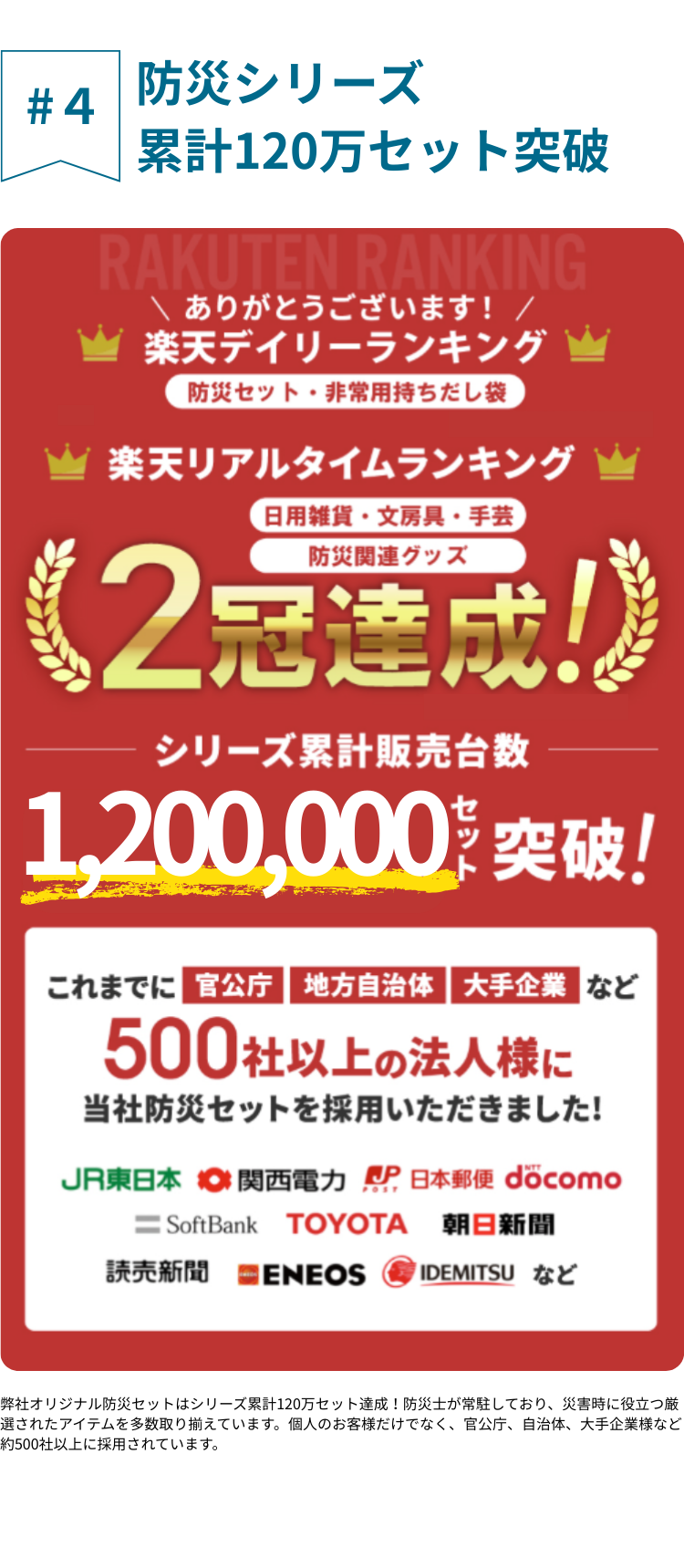 ボトル防災セット