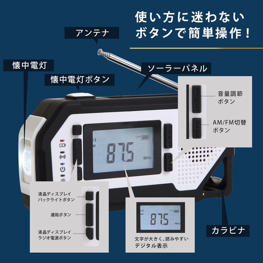 簡単ボタン操作