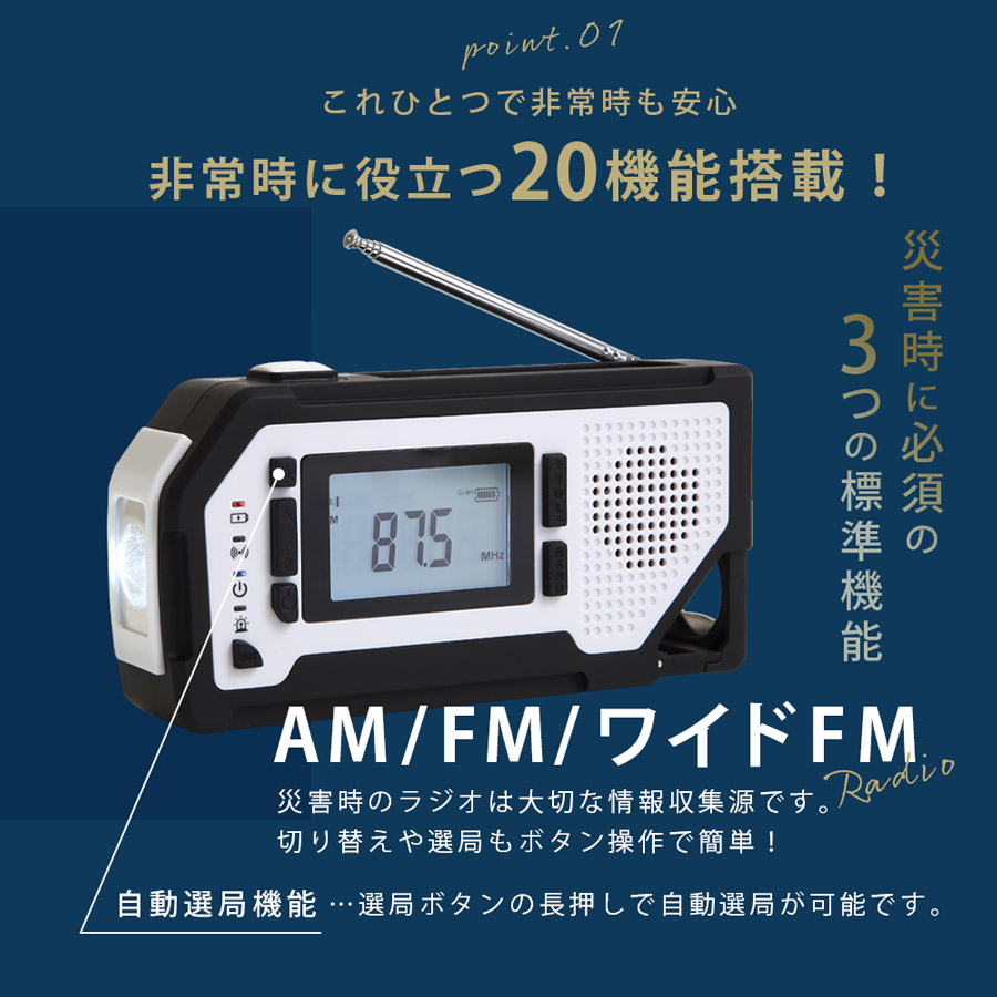 AM/FM/ワイドFM