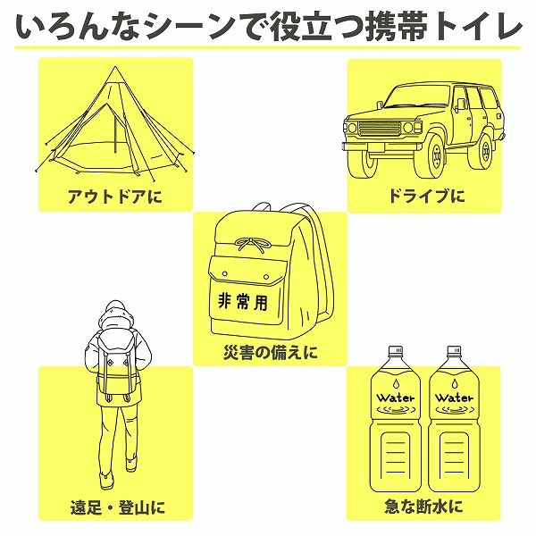 携帯トイレ30回セット