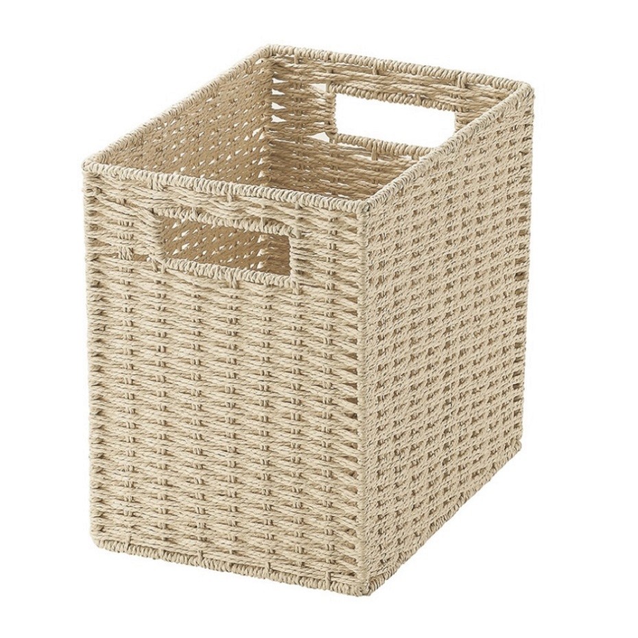 ちどり産業 バスケット PEバスケット 幅36×奥行26×高さ10cm 収納