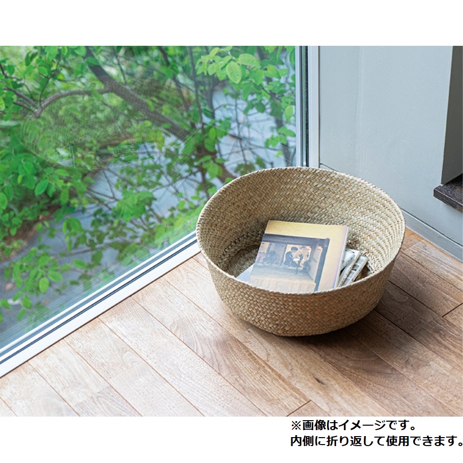 ちどり産業 シーグラス2WAYバスケット 02-73 BK ブラック お取り寄せ