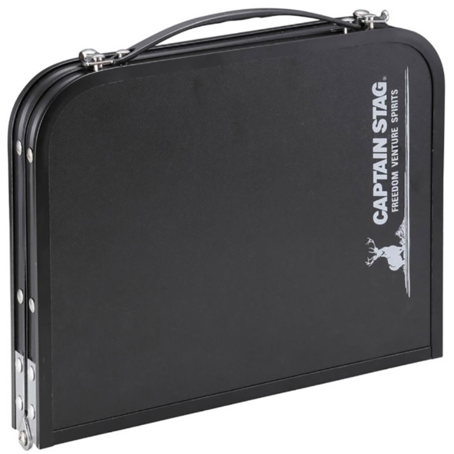 キャプテンスタッグ UC-546 FDハンドテーブル ブラック : くらし壱番館