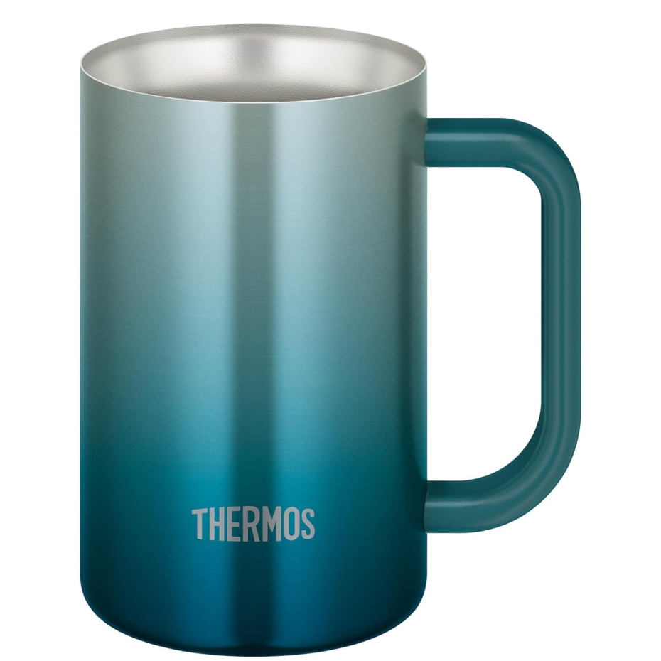 THERMOS（サーモス） 真空断熱ジョッキ JDK-601C BLGR ブルーグリーン