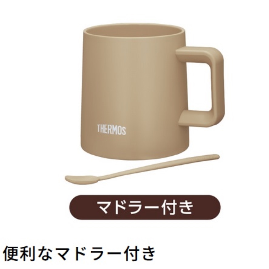 THERMOS（サーモス） 真空断熱マグカップ JDZ-350 350ml CL カフェラテ