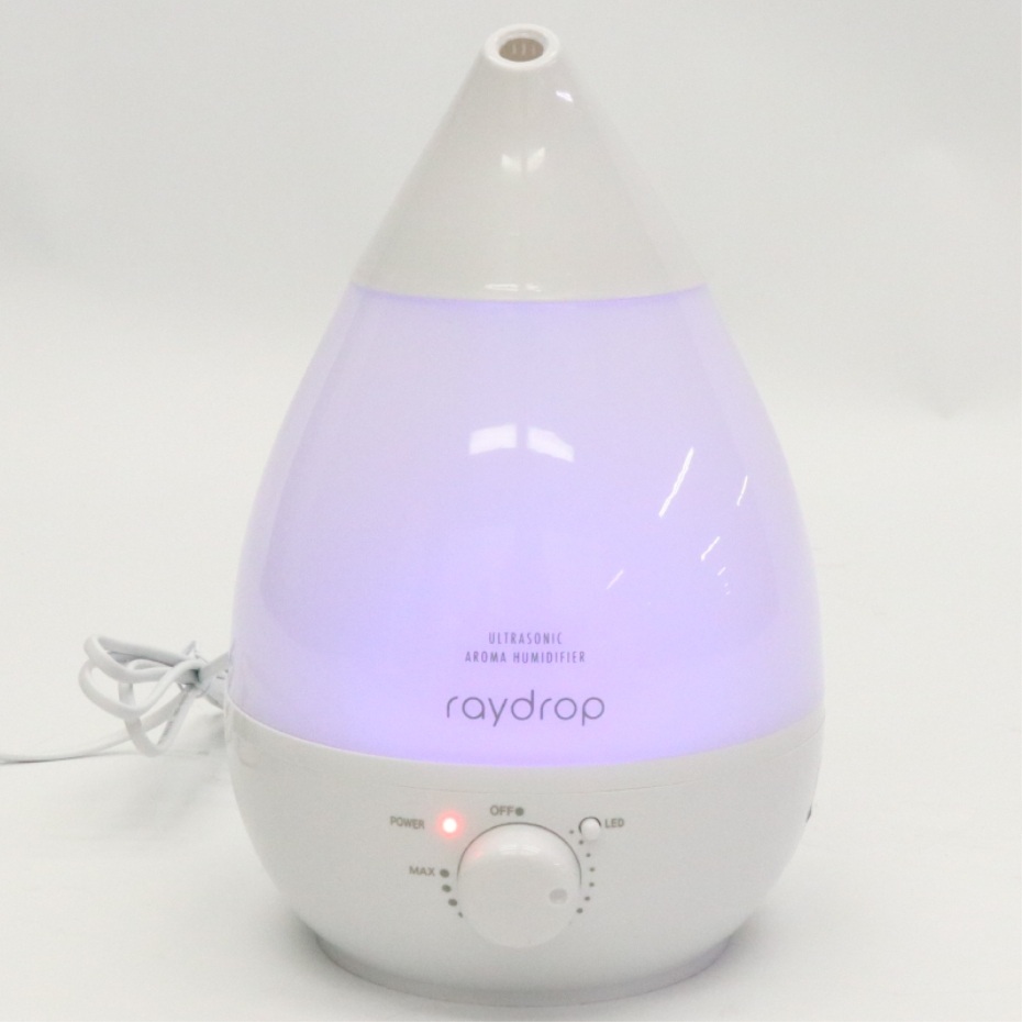 ヒロ・コーポレーション raydrop 超音波アロマ加湿器 KH-207 ホワイト