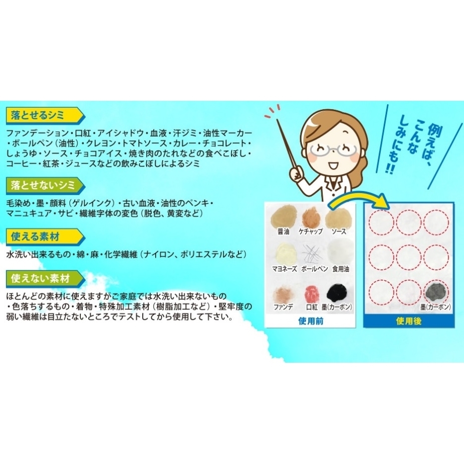 プロ仕様 不入流等 シミ抜き剤 色々9本セット 業務用品 KAMINAGA (宅急便コンパクト)カミナガ販売 エネロ プロ仕様 8割落ちる
