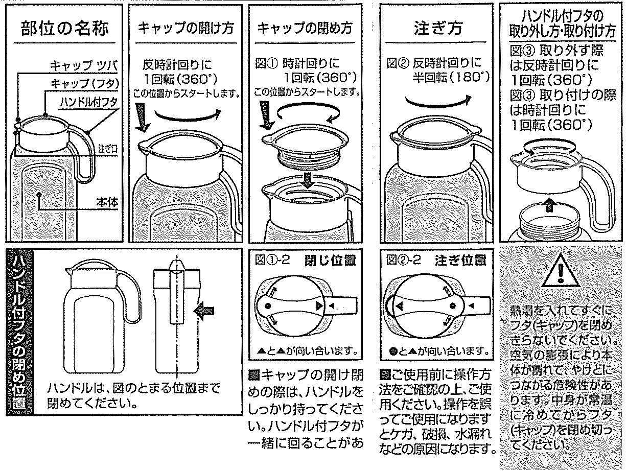 岩崎工業 タテヨコスクリューピッチャー 1.8L K-1282 NP ナチュラリー 