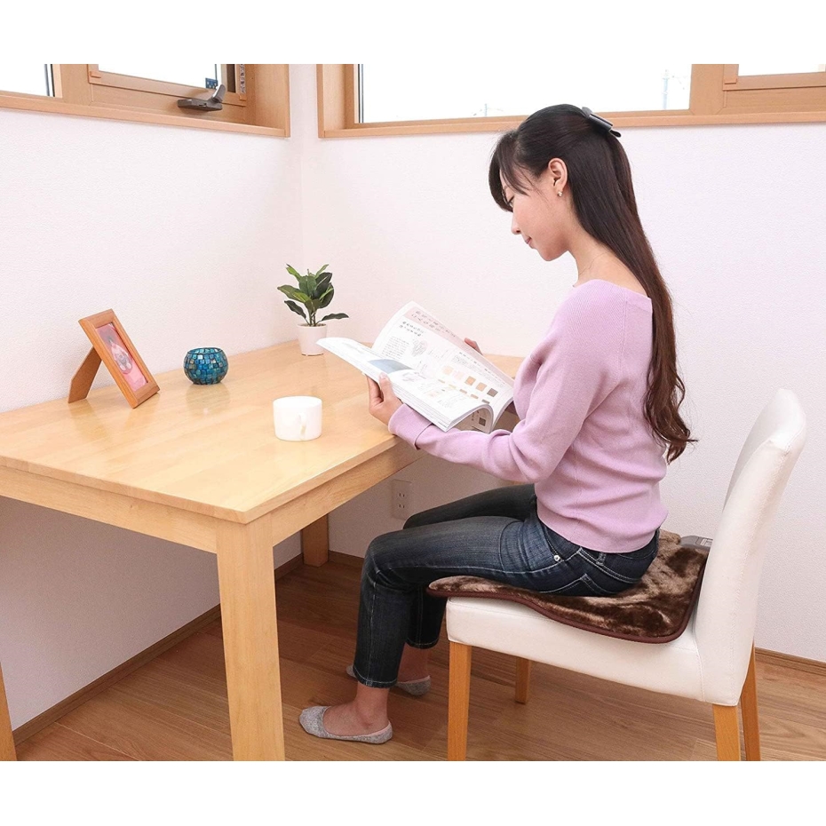 ワタナベ工業 ホットクッション 58cm角クッション WA-58E ブラウン(58