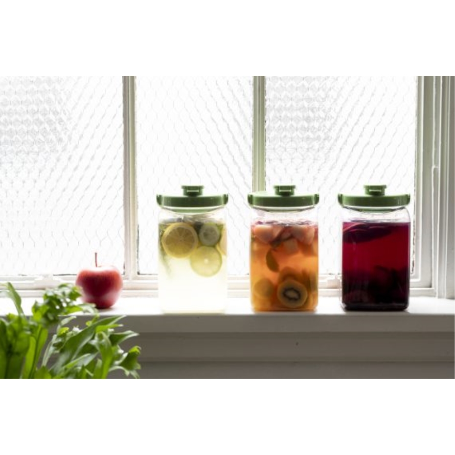 タケヤ化学 カラー果実酒びん R型 4.2L 熱湯消毒OK ももいろ 日本製