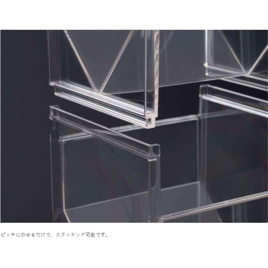 イノマタ化学 0348 ティータイムラック クリア 幅11.7×奥行10.5×高さ