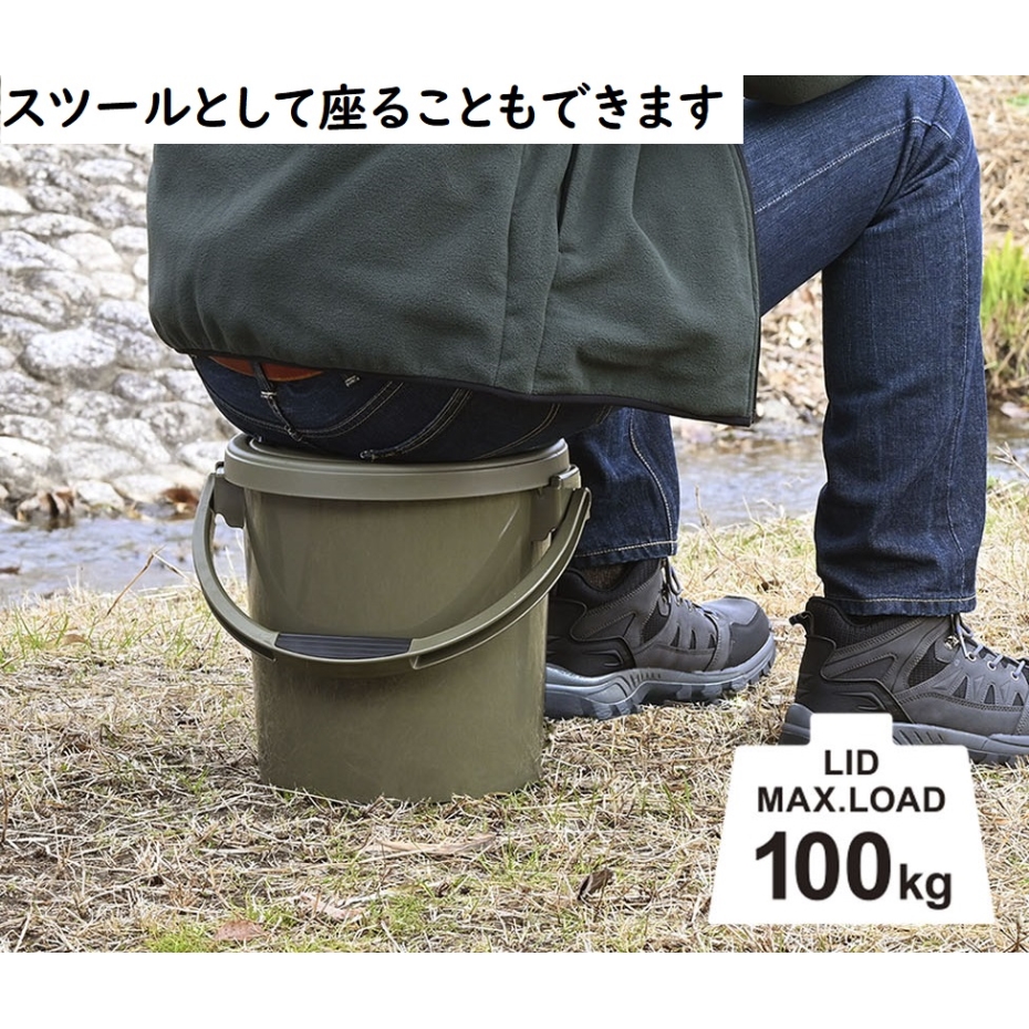 イノマタ化学 3221 スプラッシュ10 10L モスグリーン (日本製