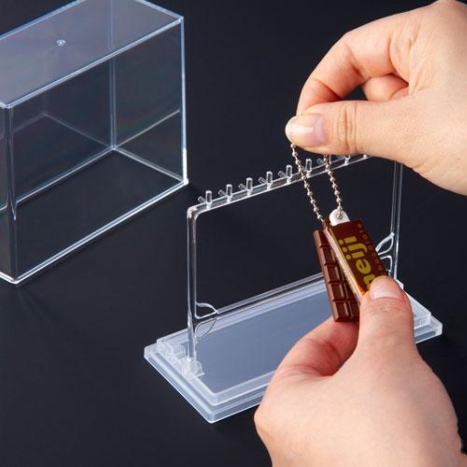 イノマタ化学 3840 カプセルトイ ディスプレイケース クリア （幅11.9