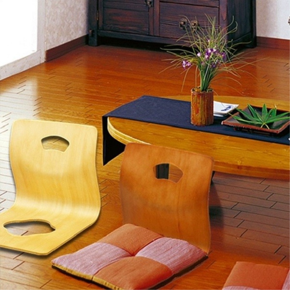 弘益 木製曲げ木座椅子GZ-395 ブラック (1個) (送料別) : くらし壱番館