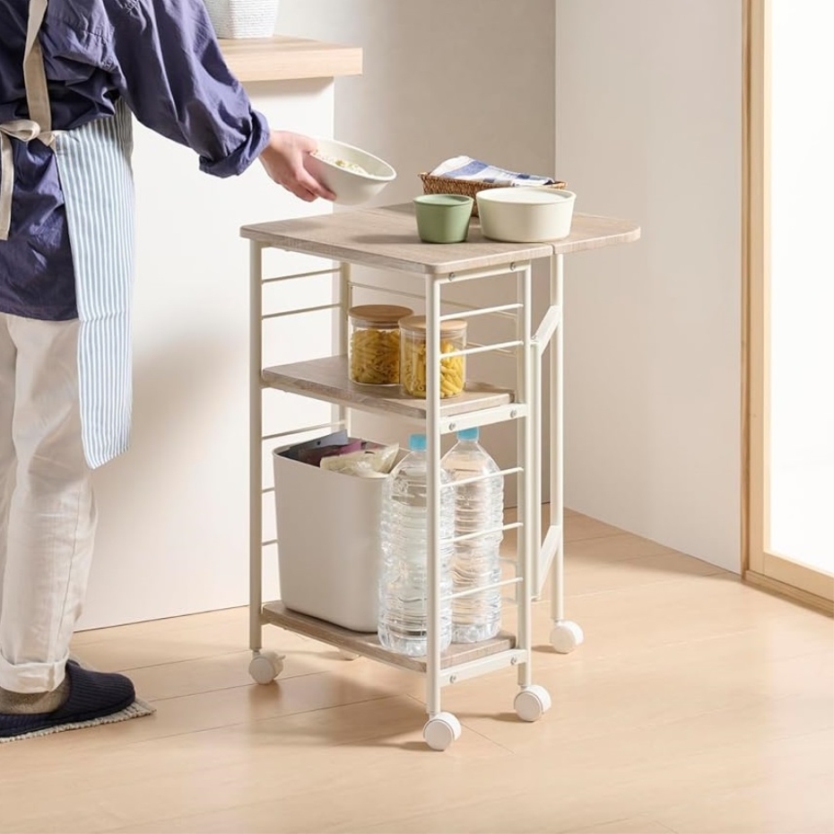 弘益 バタフライワゴン VBW-50 NA ナチュラル （幅50×奥行45×高さ70cm