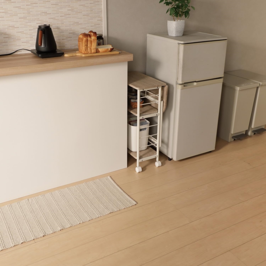 弘益 バタフライワゴン VBW-50 NA ナチュラル （幅50×奥行45×高さ70cm