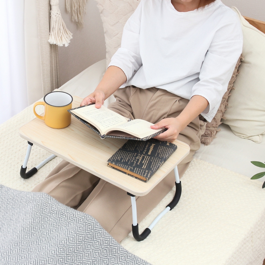 不二貿易（Fuji Boeki） どこでも使える ミニテーブル 折脚 折りたたみ