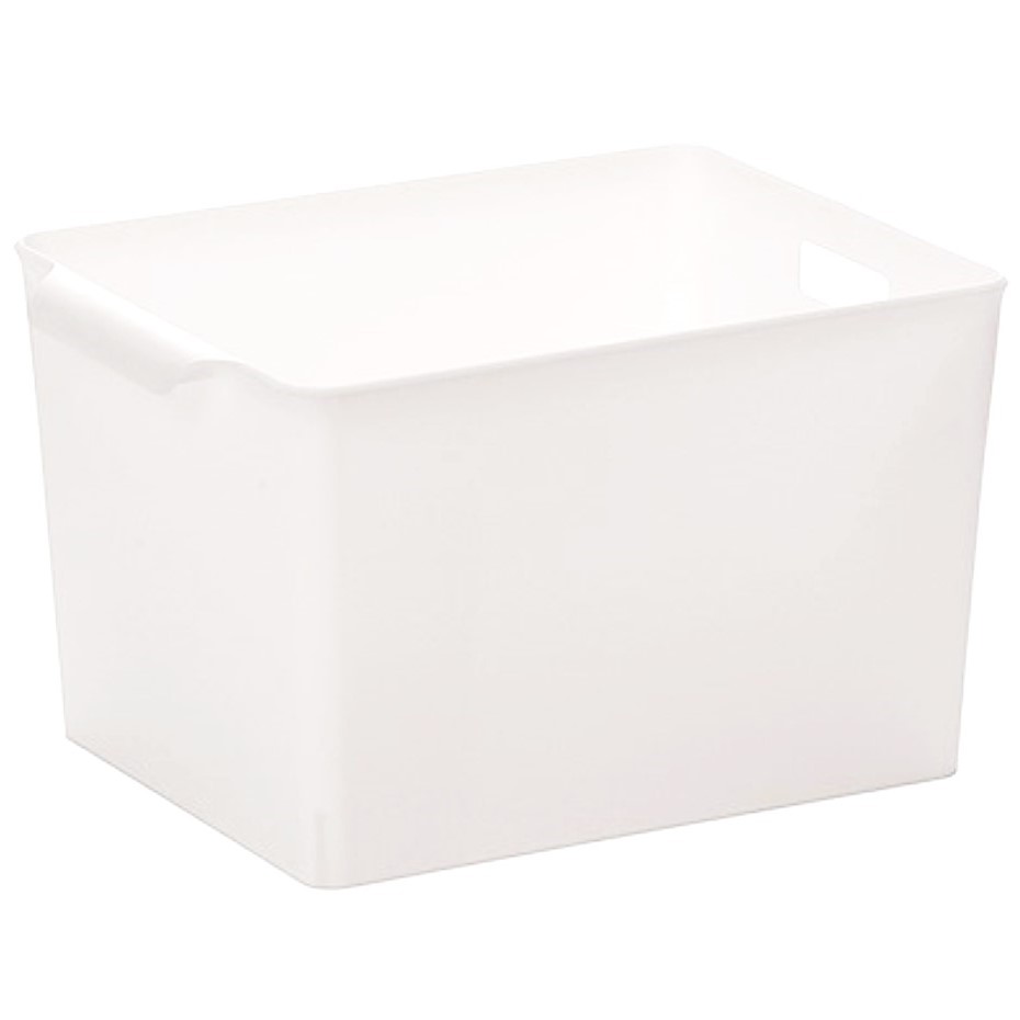 ようすけ 山田化学 ラッセ バスケット ワイド 1352 ホワイト (幅18.9cm×奥行25.3