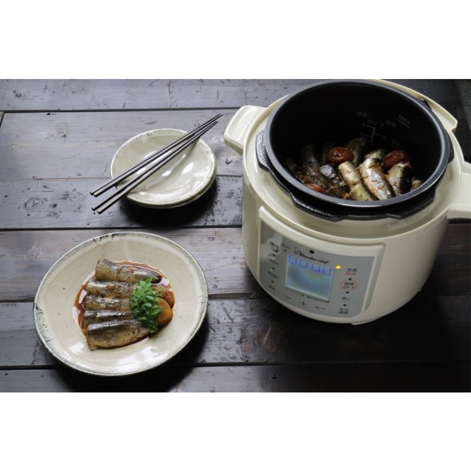 ワンダーシェフ マイコン電気圧力鍋 楽ポン nooge ヌージュ 4.0L