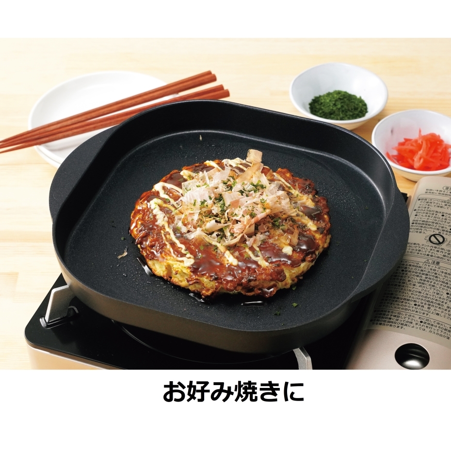 カクセー フラットプレート 鉄板焼き DC-02 (カセットコンロ