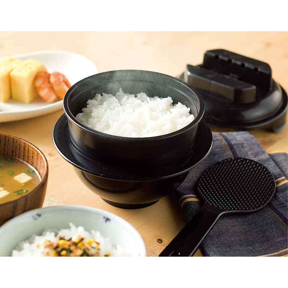 ちびくろ カクセ― 電子レンジ専用炊飯器 紀州備長炭配合 ちびくろちゃん 1