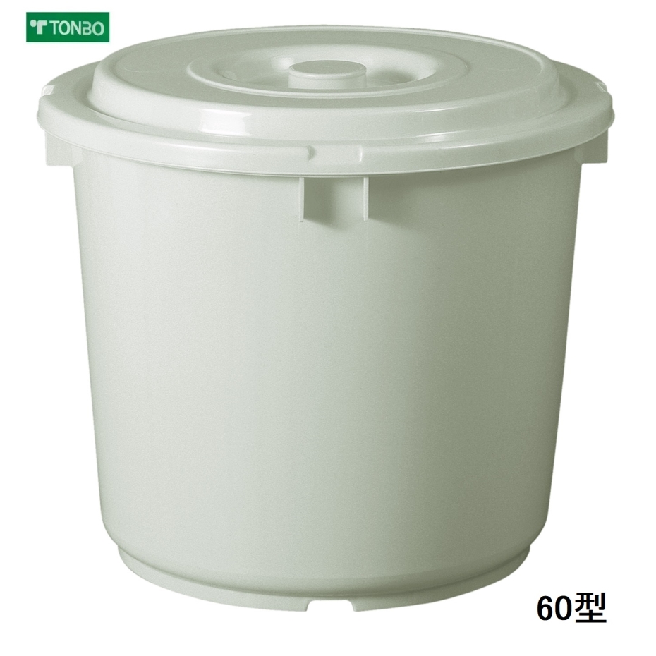 TONBO（新輝合成） トンボ つけもの容器 60型 60L グレー : くらし壱