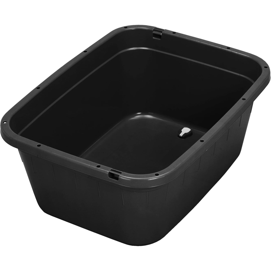 TONBO(新輝合成) トンボ 角型タライ ジャンボ 120型 水抜き栓付き BK TONBO(新輝合成) トンボ 角型タライ ジャンボ 120型 水抜き栓付き BK