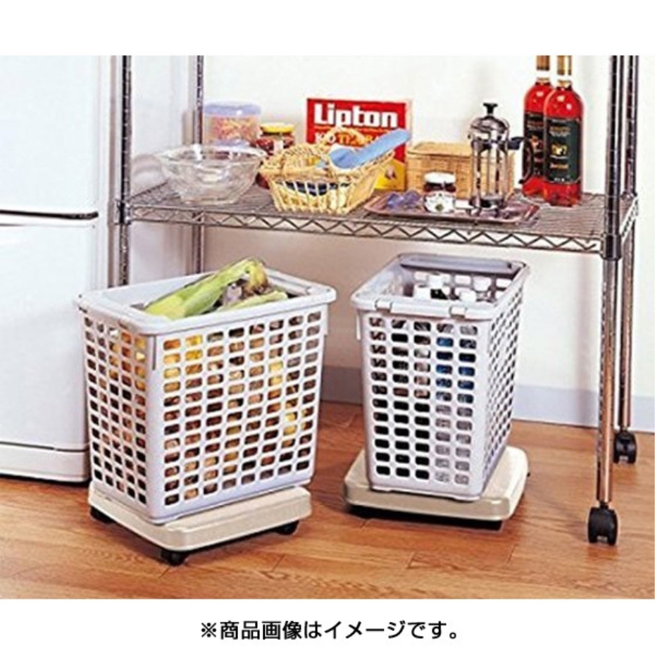 THANKO サンコープラスチック ラクゴロ S ベージュ (キャスター付平台
