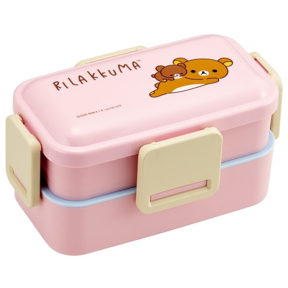 スケーター Skater PFLW4 2段ふわっと弁当箱 600ml リラックマ 食洗機
