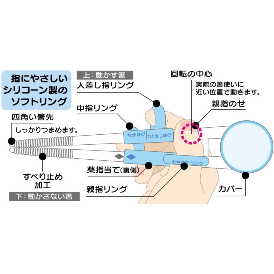 スケーター Skater ADXT1 デラックストレーニング箸 ディノ