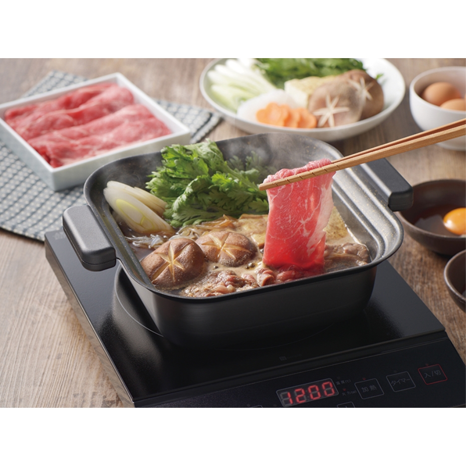 タマハシ 囲 IH対応角型卓上鍋 20cm KK-20W : くらし壱番館 - 通販