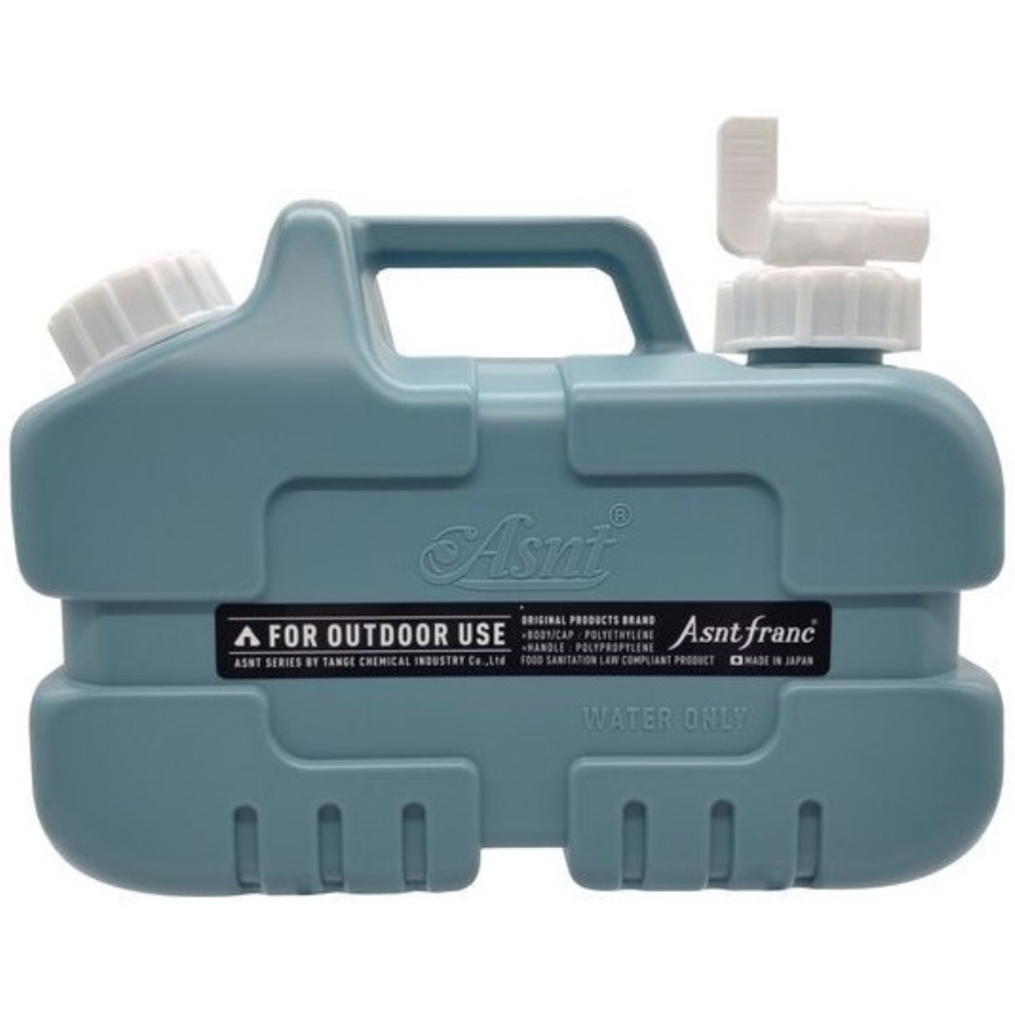タンゲ化学 ASNT ウォータータンク 5L レトロブルー 蛇口コック付き