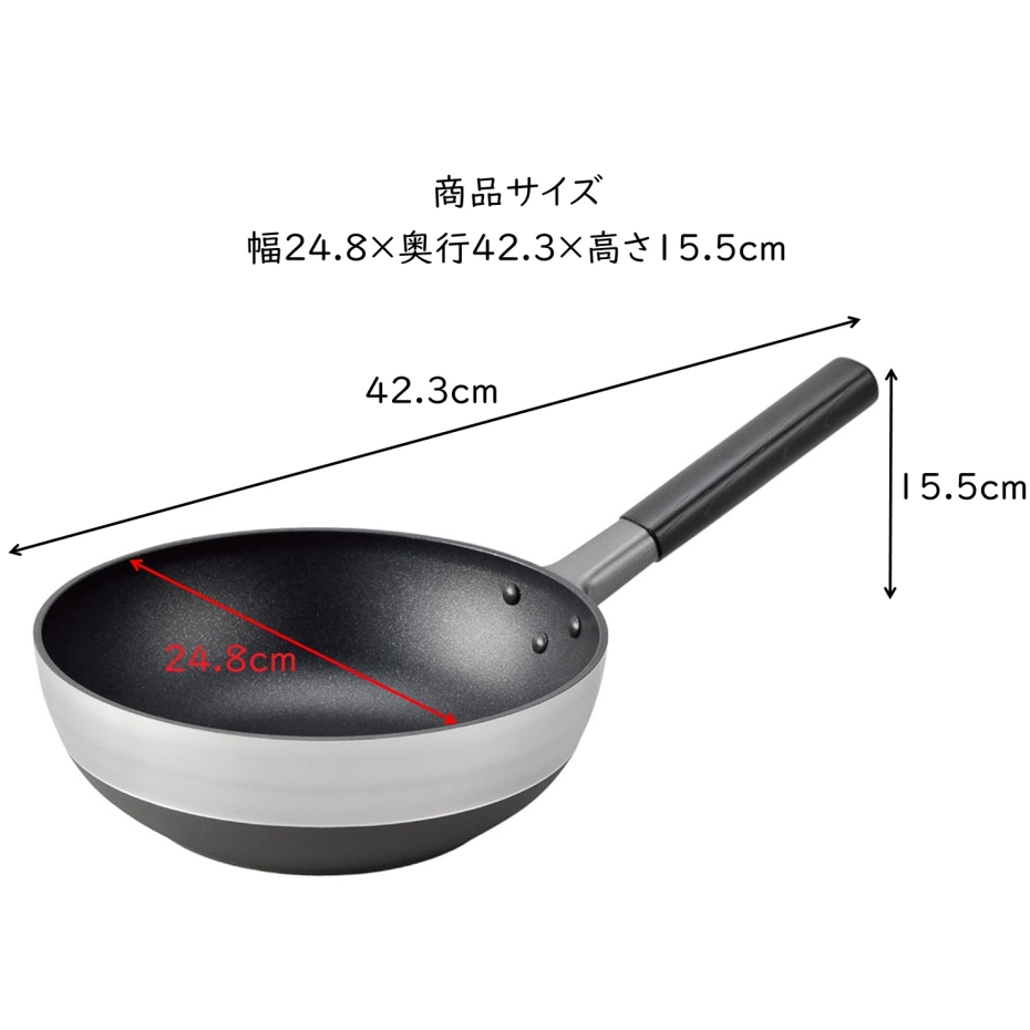 北陸アルミニウム まるっとパン 24cm 蓋付き (ガス火専用) : くらし壱