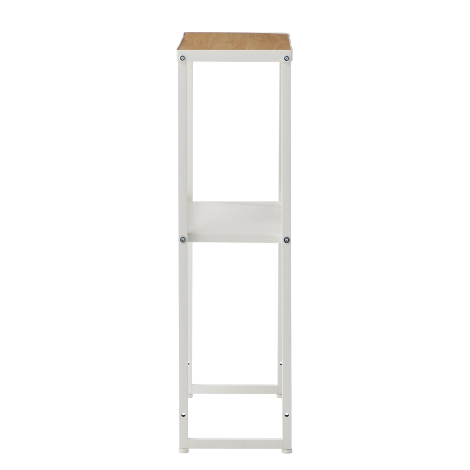 平安伸銅工業 洗濯機サイドラック HSR-6WH マットホワイト (幅20×奥行