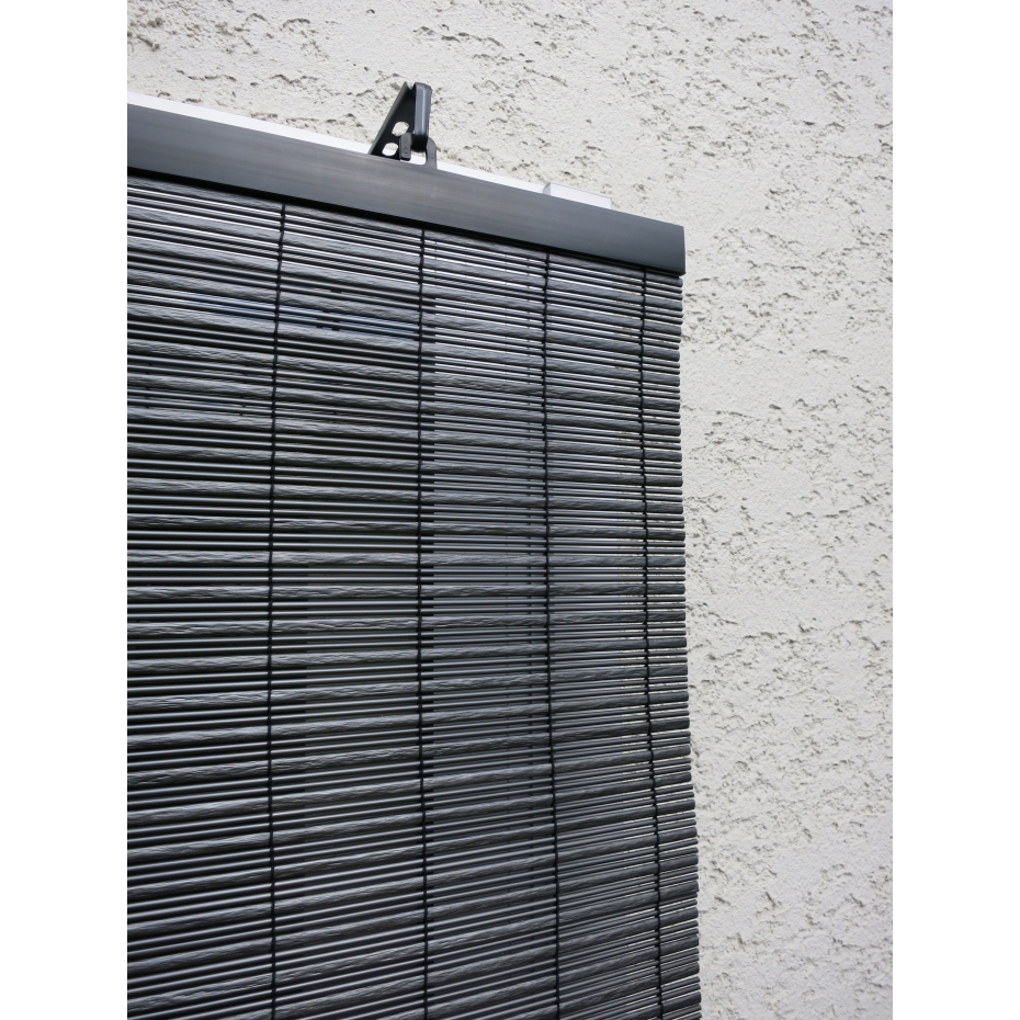 三宅製簾 樹脂製すだれ グランツ 88×180 ブラック : くらし壱番館