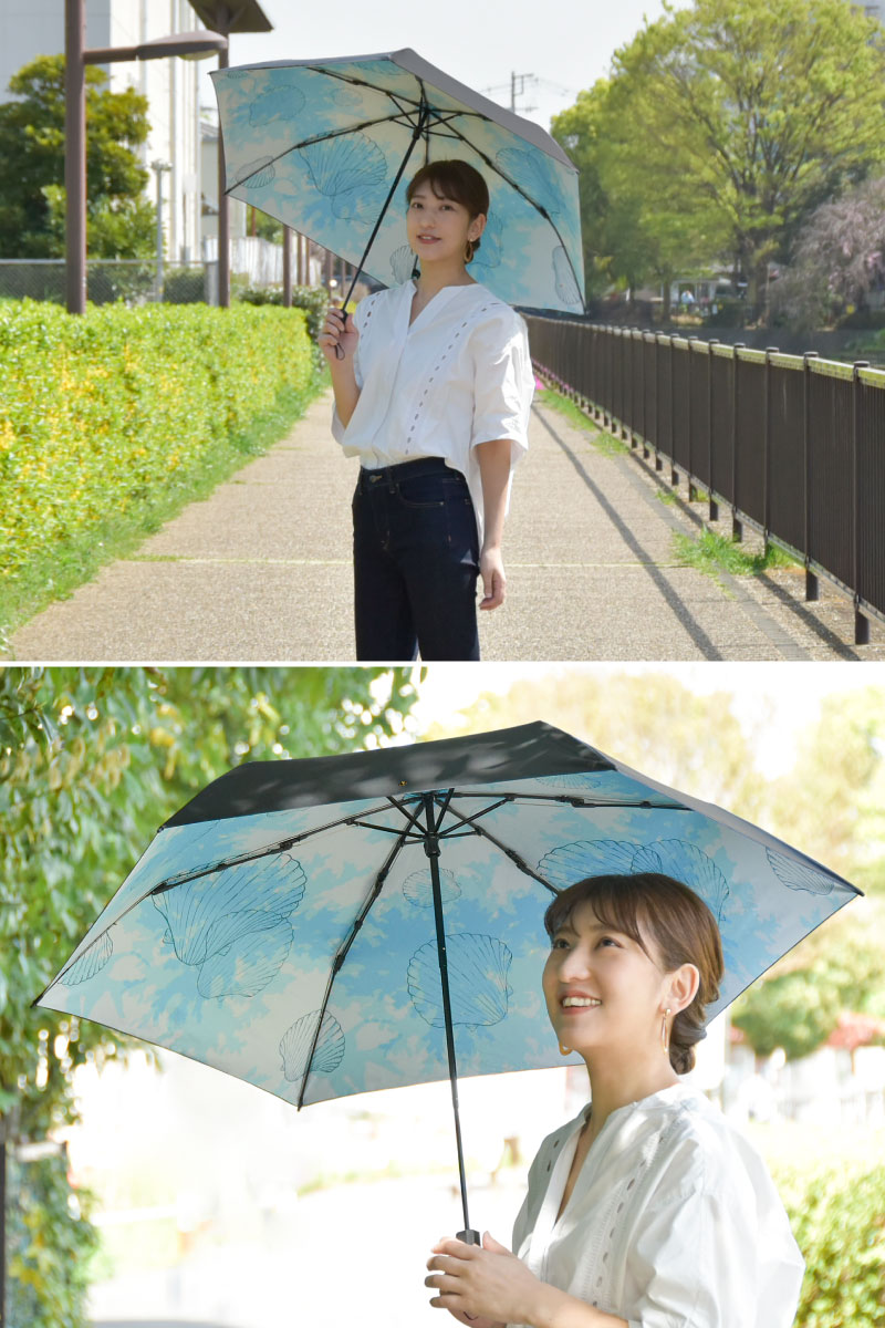 日傘 折りたたみ 完全遮光 晴雨兼用 軽量 UVカット 遮光 遮熱 100％ 折りたたみ傘 UPF50+ 折り畳み 傘 おしゃれ レディース 暑さ対策  熱中症対策