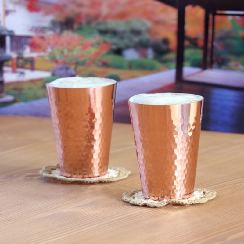 食楽工房 アサヒ タンブラー 350ml 日本 純銅 グラス カップ 酒器