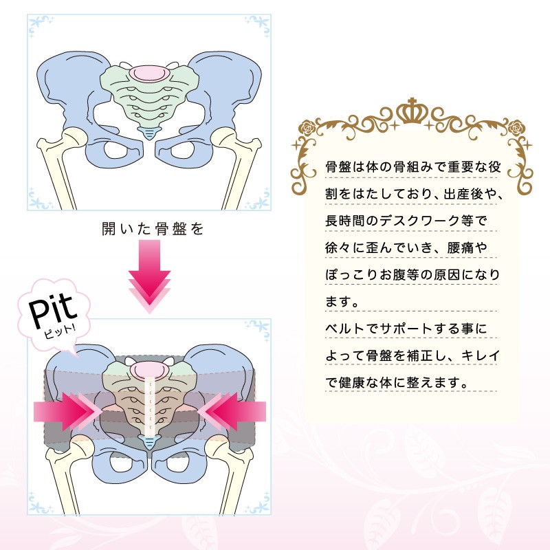 骨盤矯正ベルト