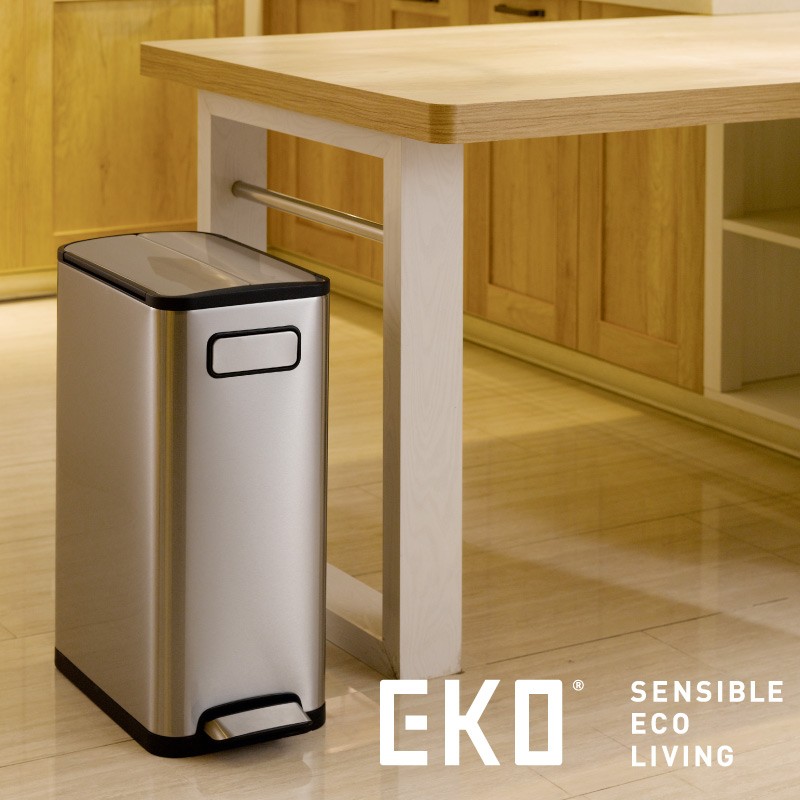 EKO ゴミ箱 ダストボックス 20L+20L おしゃれ スリム 分別 ふた